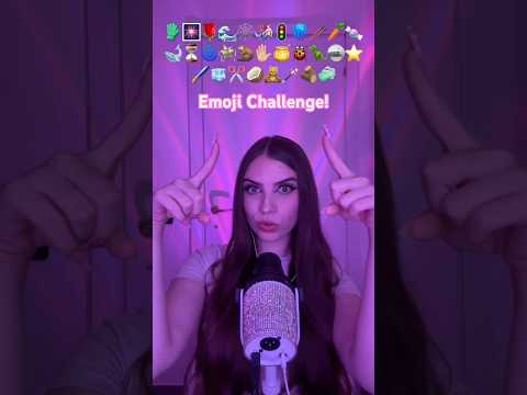 ASMR Emoji Challenge with @monkaasmr 💗 #asmr #relax #triggersforsleep #emojichallenge  #asmrsounds