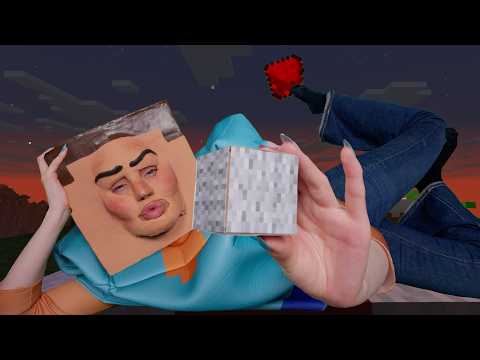 ASMR Minecraft Steve gets you ready for a date! 💐 💕 (with Alex)