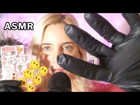 ASMR GUANTES Y STICKERS PARA QUE TE RELAJES 😴💤