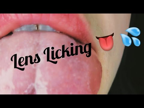 ASMR~ Lens Licking 😛