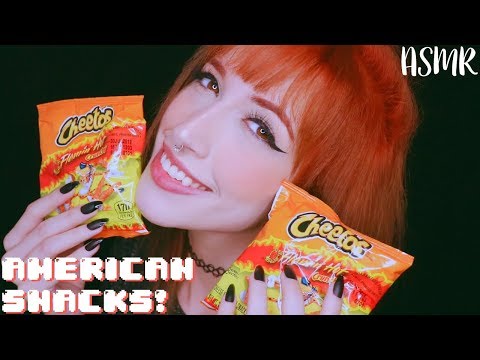 ASMR ♡ AMERICAN SNACKS!! ʕ♡˙ᴥ˙♡ʔ