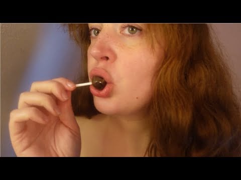 Christmas Lollipop eating and licking 🍭 + Soft Whispered Rambles ( ASMR, intense mouth sounds)