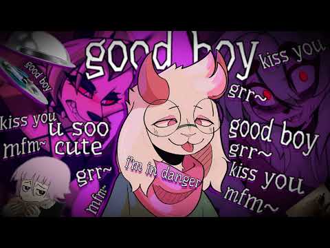 Femboy Ralsei Gets Ear Kisses From Two Loving Boy Mommies~ (wtf) | FURRY ASMR | M4A RP