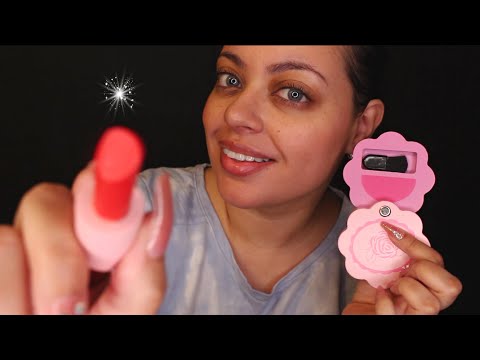 ASMR| Doing Your Wooden Makeup (Layered Sounds & Personal Attention)