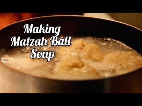 Cooking for Passover | ASMR | Matzah Ball Soup