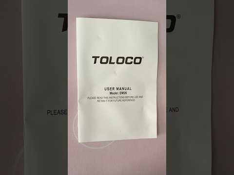 ASMR Tapping On A Toloco User Manual #ASMR #Shorts