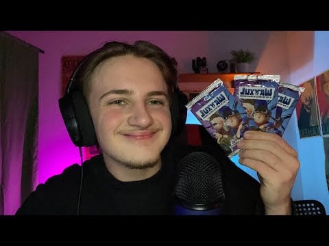 ASMR - Unboxing des boosters Wankul @wankilfr (trop stylé les cartes sah)