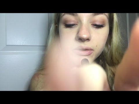 ASMR- UP CLOSE- LO-FI inaudible/ unintelligible whispering w/ hand movements