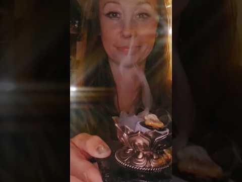Crackling sounds insence cleansing ASMR #tingles