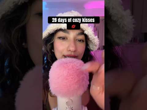 28 COZY kisses for 28 Days 💖 #asmr #asmrtingles