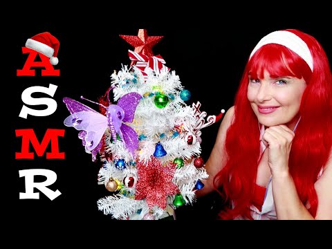 ASMR: Decorating a Christmas Tree (Soft Spoken, Instructional, Bells, Bulbs/Bobbles, Lights, Ramble)