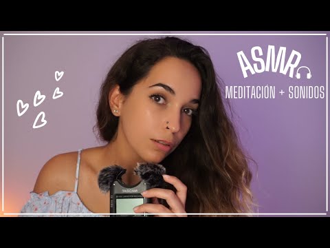 ASMR Meditación guiada CON DOBLE MICRO + Sonidos para dormir ✨ [Resubido de mis directos]