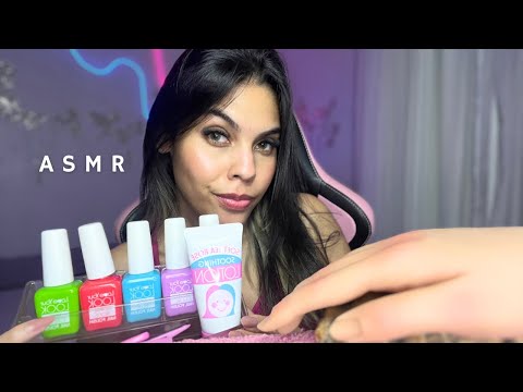 ASMR Fazendo suas unhas Roleplay 💅🏼(manicure formigante para relaxamento)