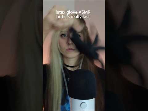 ASMR with a latex glove #asmr #asmrsounds #fastasmr