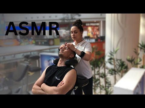 ASMR Mall Massage Neck and face massage with Lady Sedef