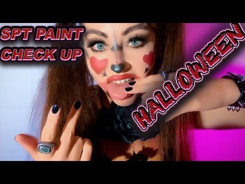HALLOWEEN MARATHON ASMR: Mouth Triggers w/ SPT Paint, Check Up Your Face | Extremely Intense