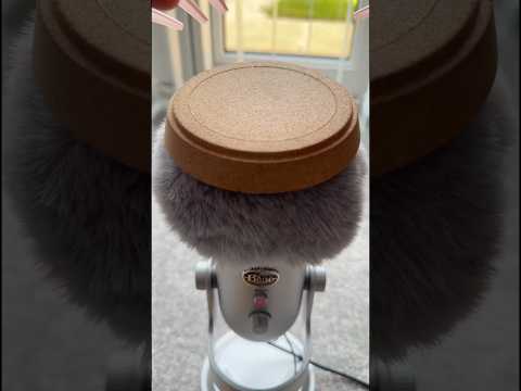 ASMR cork tapping & scratching over blue yeti mic #asmr #relax