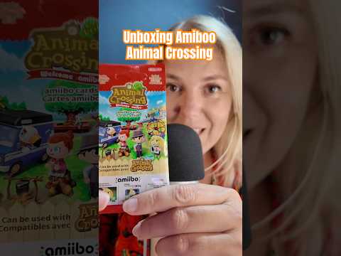 🎮 ASMR | Ouverture d’un booster Amiibo Animal Crossing #asmrfr #shortsasmr #asmrshorts