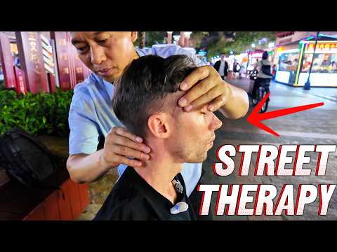 This Street Therapist Knew Exactly Where It Hurt (Massage ASMR)