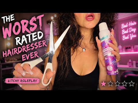 ASMR The WORST Rated Hairdresser Ever 💅✂️ Bitchy Roleplay (Deutsch/German)