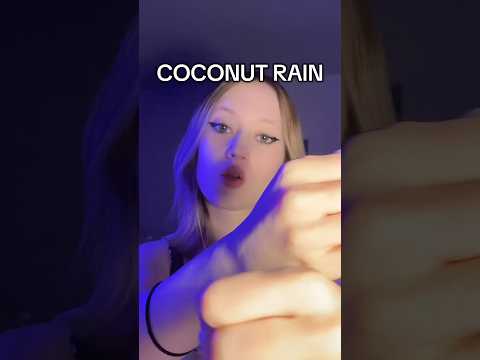 ASMR CRACK A COCONUT #asmr #tingles #mouthwhisper #fabricscratching