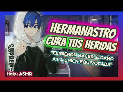 ASMR Rolplay - Tu hermanastro cura tus heridas - Haku ASMR