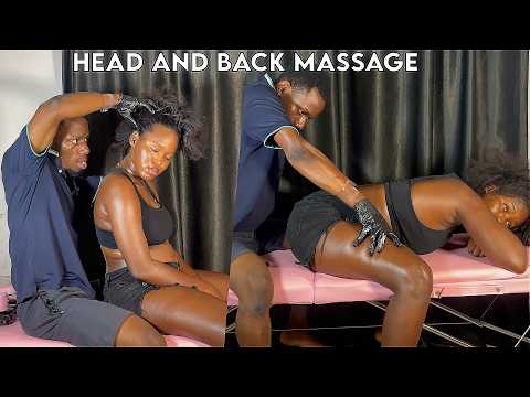 ASMR💫 Aggressive & Chaotic Head  , Neck ,Back , shoulder and Ear Massage for Deep Sleep