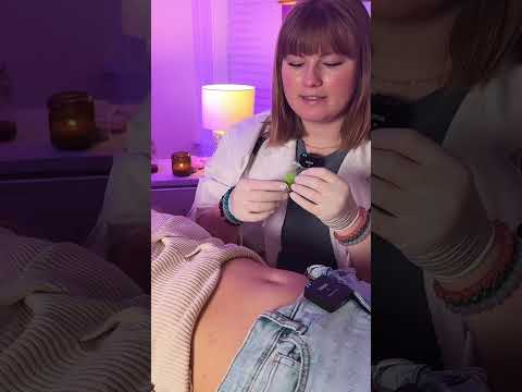 ASMR Stomach Examination 🩷 #asmr #asmrrealperson #asmrmedical #asmrtingles #asmrsounds