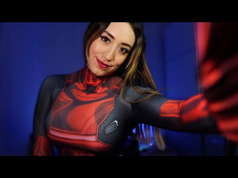 LADY DEADPOOL te SECUESTRA 🖤❤️ Asmr Roleplay en Español