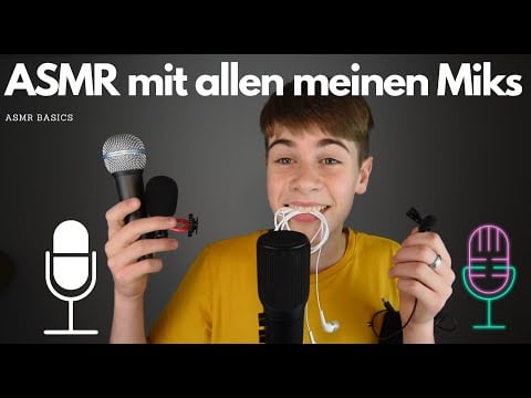 [ASMR] Alle meine Mikrofone | Test | ASMR Basics