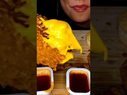 Would you eat THIS? #asmr #food #popeyes