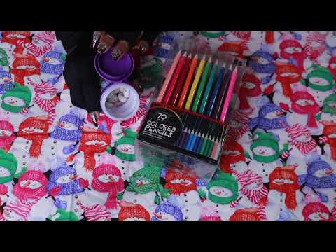 RAMBLING COLOR PENCILS ASMR CHEWING GUM