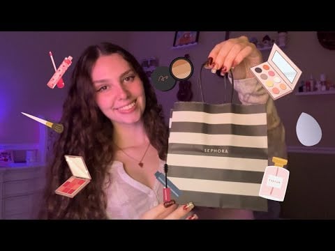 ASMR Sephora Haul - Whispered Show & Tell for Sleep & Tingles