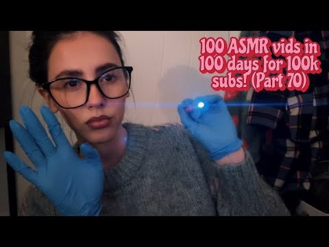 ASMR- Medical tests and inspections guaranteed to put you to sleep (not too slow or fast)👩🏻‍⚕️