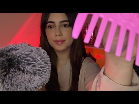 ASMR ~ Brain Melting Triggers For Sleep * Scratching, Hair Brushing, Face Touching *✨