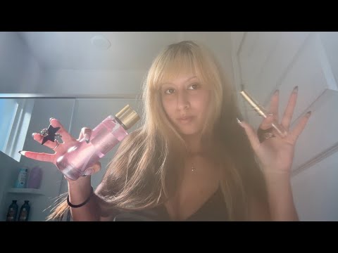 ASMR | getting u ready for the day ☺️ (hand movements & tapping sounds) 