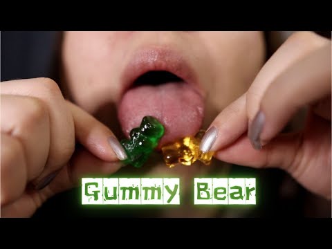 ASMR Eating Gummy Bears - No Talking