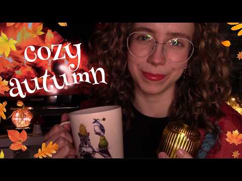 [ASMR] Cozy Fall Hangout with a Friend 🍁❤️ (Personal Attention, Fire sounds, …) whispered Role-Play