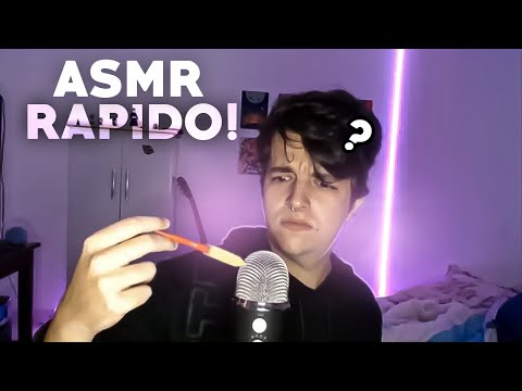 ASMR Rápido com a SENSIBILIDADE ABSURDA ⚡