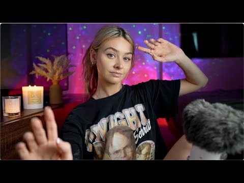 ASMR Hypnotizing Hand Movements, X Marks The Spot, Finger Flutters etc.