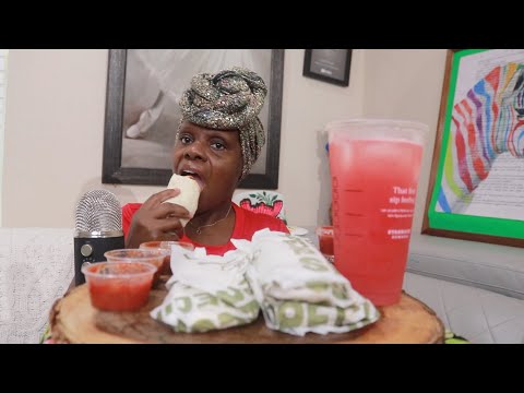 BUENO BURRITO ASMR EATING SOUNDS