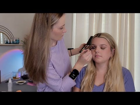 ASMR Perfectionist Makeup Application With Hair Blowout Style With Finishing Touches & Perfecting