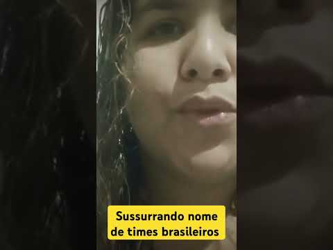 ASMR Sussurrando nomes de times. vídeo completo no canal. #sonsdeboca #asmr #time #futebol