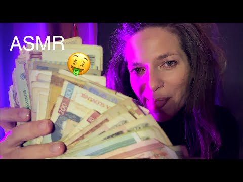 ASMR | 💷💶💴Scratching & Tapping on Money 💴💶💷