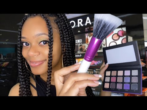 💄 ASMR 💄 Sephora Makeup Artist Roleplay • Doing Your Makeup • Whispered 💋👩🏽‍🎨