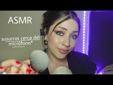 ASMR SUSURROS MUY CERCA DEL MICROFONO + noticias 🔔 #asmrargentina