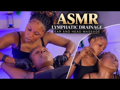 ASMR Lymphatic Drainage Massage, Tingles & Feet Tinkling | Deep Sleep & Relaxation
