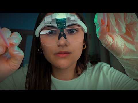 ASMR DERMATOLOGISTA Examina Detalhadamente seu Couro Cabeludo👩‍⚕️ REALISTA