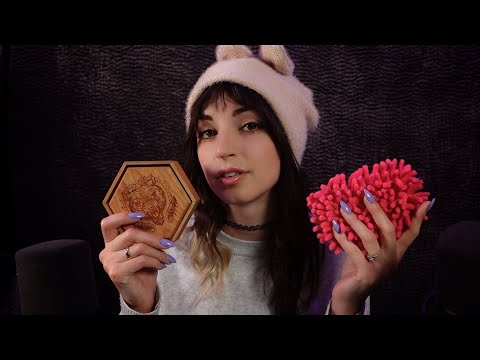 ASMR | Dark & Relaxing Whispering, Tapping, Scratching ~ Making You Tingle