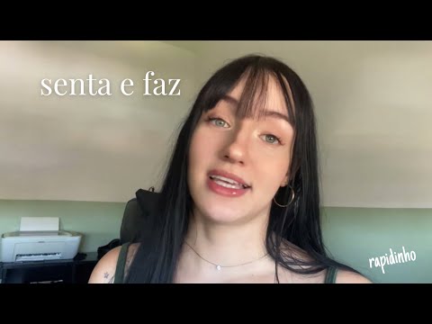 coisas que se resolvem em uma sentada 